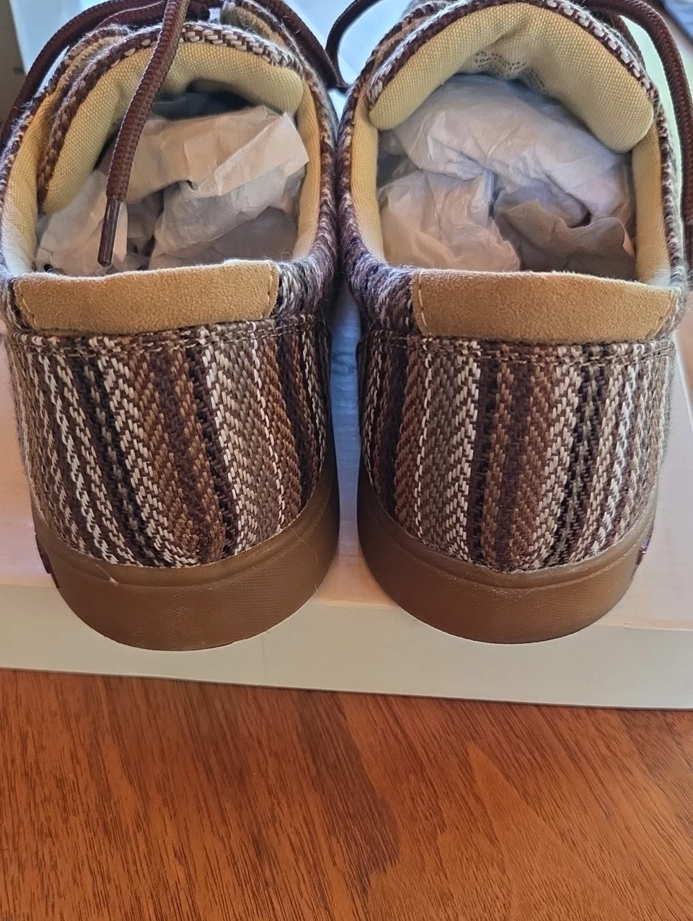 Nash Brown Stripe Men’s Loafers